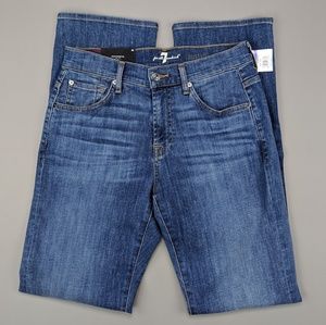 NEW 7 for all mankind Austyn Relaxed Straight Jean